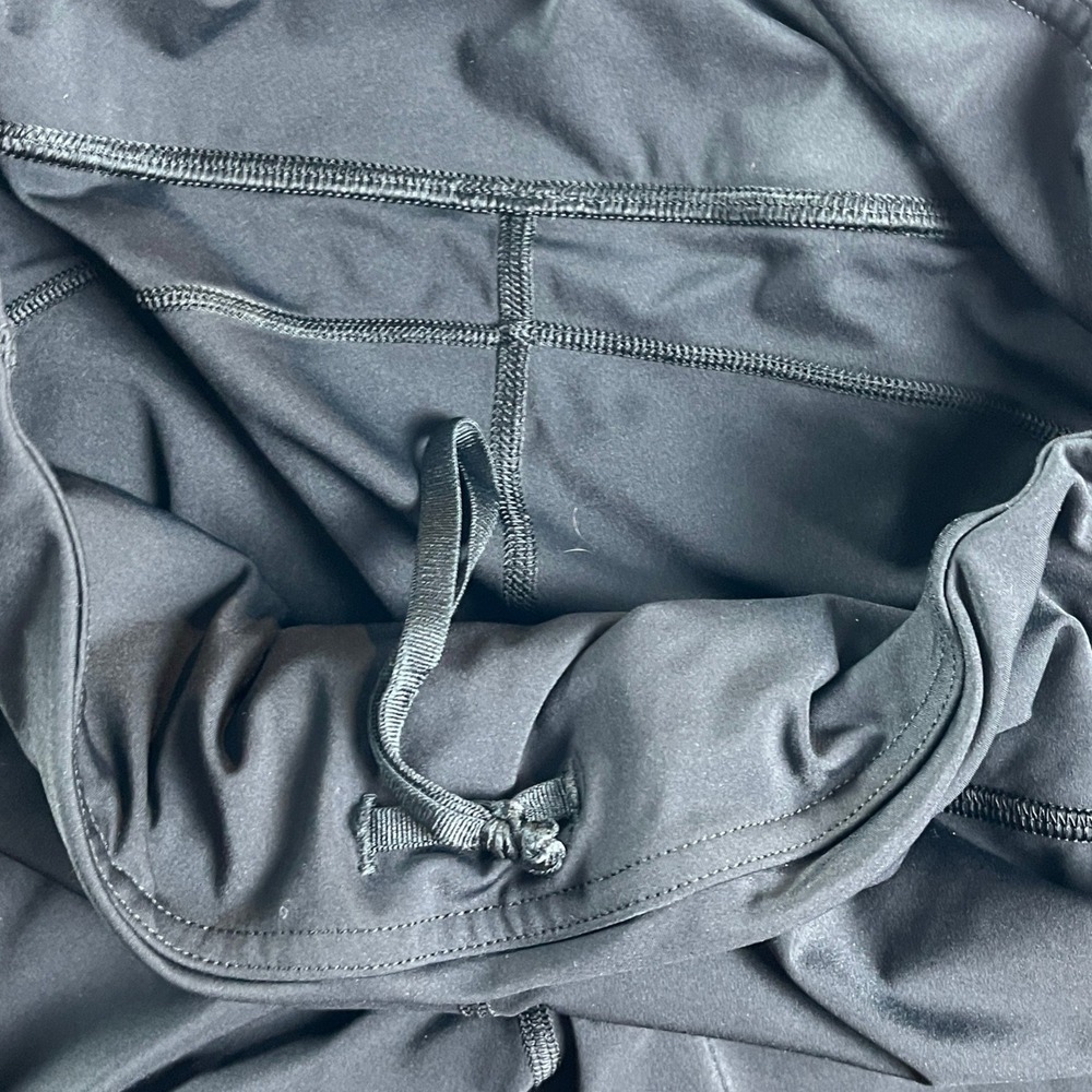Lululemon Fast & Free Nulux High Rise 7/8 Leggings Black Pockets Womens 16 - Picture 8 of 8